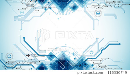 CPU concept. Circuit board. Technology background. Hand drawn vector. CPU concept. Circuit board. Technology background. Hand drawn vector. 116330749