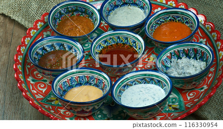 Uzbek sauces 116330954