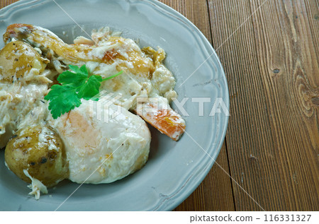 Rustic Chicken Slow Cooker Stew Rustic Chicken Slow Cooker Stew 116331327