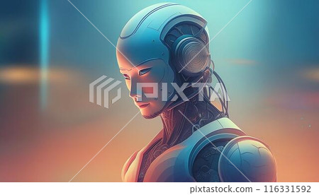 Image of a futuristic robot Image of a futuristic robot 116331592