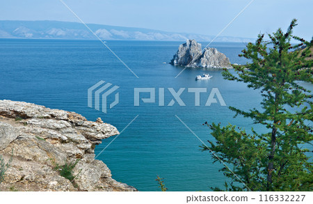Rock Shamanka at headland Burhan Rock Shamanka at headland Burhan 116332227