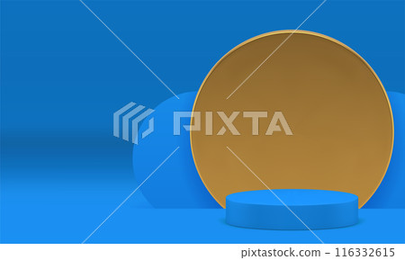 3d blue luxury showcase geometric podium pedestal for product presentation realistic vector 3d blue luxury showcase geometric podium pedestal for product presentation realistic vector 116332615