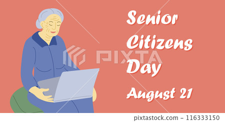 World senior citizen day template design World senior citizen day template design 116333150