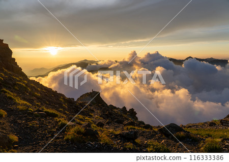 Sunset from Mount Yari Sunset from Mount Yari 116333386