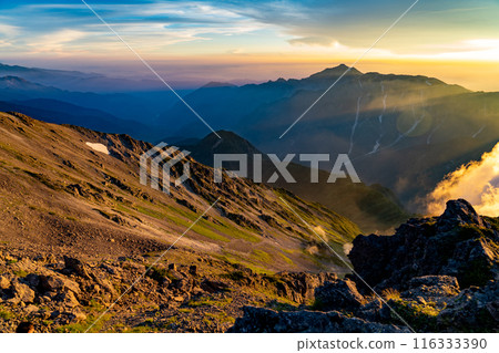 Sunset from Mount Yari Sunset from Mount Yari 116333390