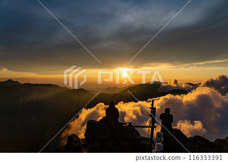 Sunset from Mount Yari Sunset from Mount Yari 116333391