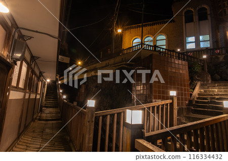 Night spa town: Arifuku Onsen Night spa town: Arifuku Onsen 116334432