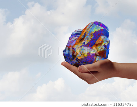 Rare earth Mineral concept 116334783