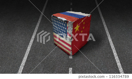 Russia China Versus United States 116334789