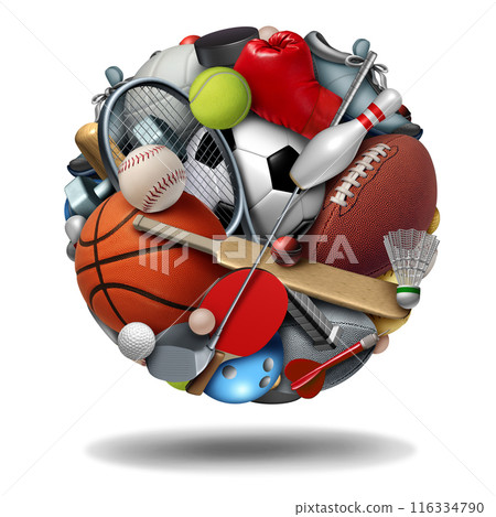 Sports And Fitness Symbol 116334790