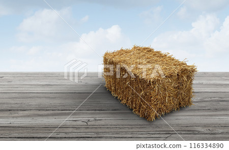 Bale Of Hay Background Bale Of Hay Background 116334890