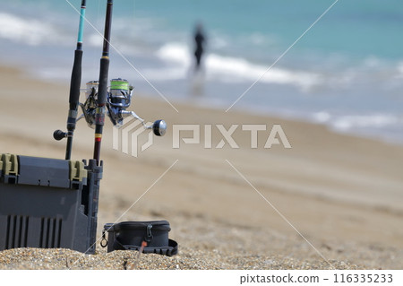 Sea fishing, angler 116335233