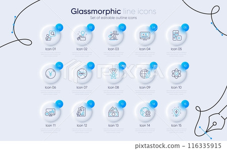 icon, vector, set 116335915