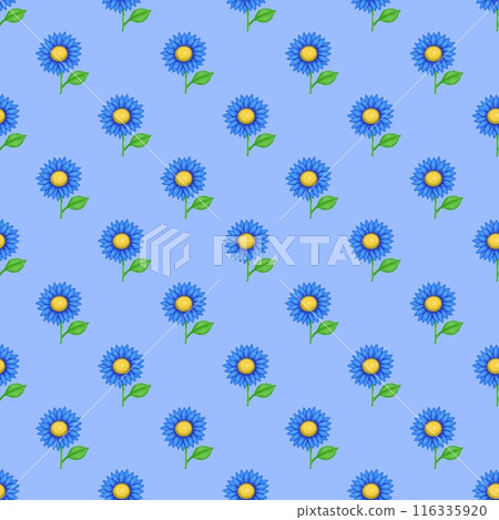 seamless pattern with flowers seamless pattern with flowers 116335920