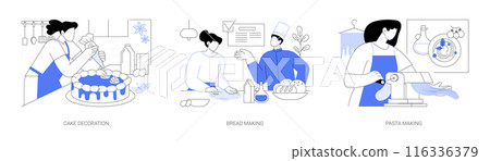 Cooking classes isolated cartoon vector illustrations se Cooking classes isolated cartoon vector illustrations se 116336379