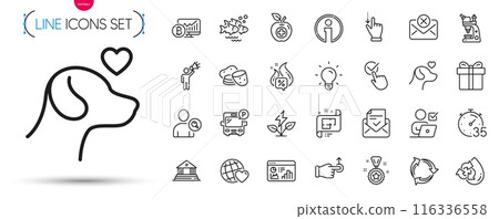 Pack of Recycle water, Seo statistics and Medical food line icons. Include Winner reward, Checkbox, Recycle pictogram icons. Approved mail, Potato, Pets care signs. Architectural plan. Vector 116336558