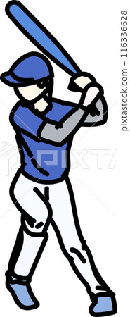 Batter form illustration Batter form illustration 116336628