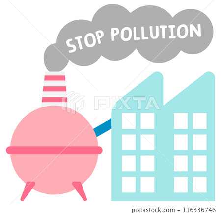 Kid hand drawn cute ecology world earth day elements stop pollution 116336746