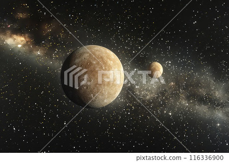 Habitable exoplanet, based on the latest astronomical discoveries. 116336900