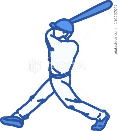 Batter swing form Batter swing form 116337042