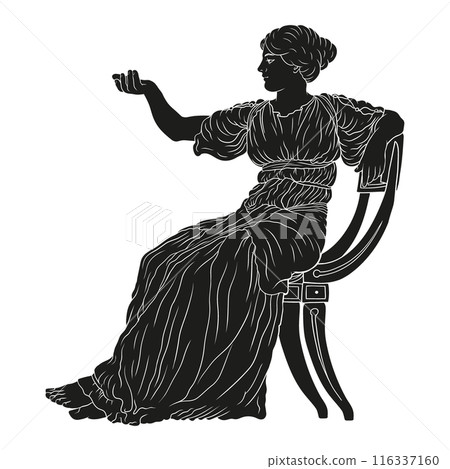Vector Greek women. Vector Greek women. 116337160