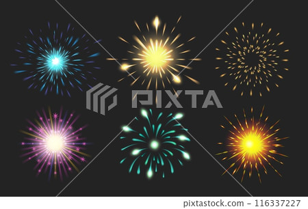 Festive fireworks set Festive fireworks set 116337227