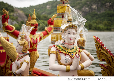 THAILAND HUA HIN KHAO TAO LAKE DRAGONBOAT RACE 116338222