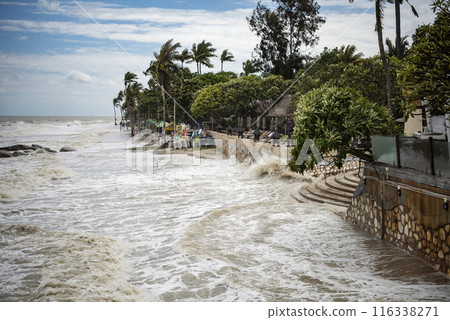 THAILAND PRACHUAP HUA HIN BEACH WEATHER STORM THAILAND PRACHUAP HUA HIN BEACH WEATHER STORM 116338271