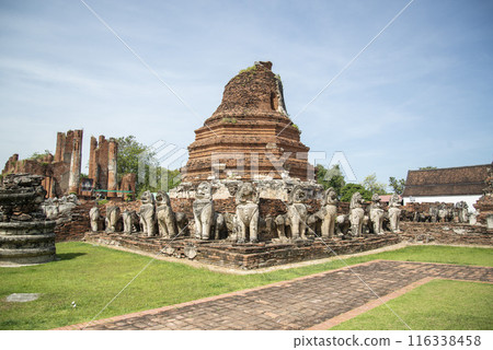 THAILAND AYUTTHAYA WAT THAMMIKARAT THAILAND AYUTTHAYA WAT THAMMIKARAT 116338458