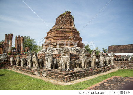 THAILAND AYUTTHAYA WAT THAMMIKARAT THAILAND AYUTTHAYA WAT THAMMIKARAT 116338459
