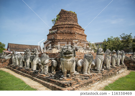 THAILAND AYUTTHAYA WAT THAMMIKARAT 116338469