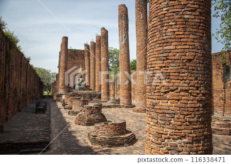 THAILAND AYUTTHAYA WAT THAMMIKARAT THAILAND AYUTTHAYA WAT THAMMIKARAT 116338471