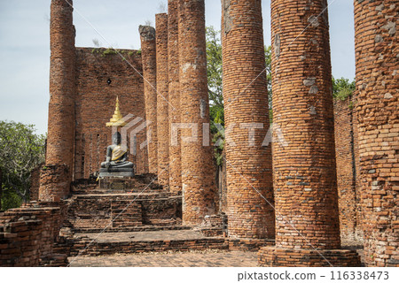 THAILAND AYUTTHAYA WAT THAMMIKARAT THAILAND AYUTTHAYA WAT THAMMIKARAT 116338473