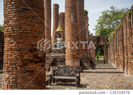 THAILAND AYUTTHAYA WAT THAMMIKARAT THAILAND AYUTTHAYA WAT THAMMIKARAT 116338476