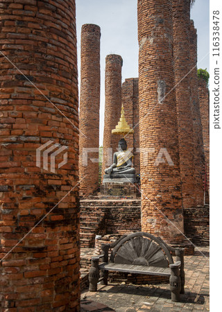 THAILAND AYUTTHAYA WAT THAMMIKARAT THAILAND AYUTTHAYA WAT THAMMIKARAT 116338478