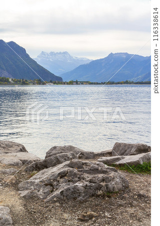 Swiss Alps, lake, Montreux, Switzerland 116338614