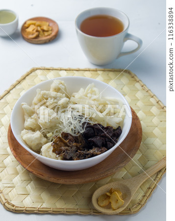 Tekwan is traditional food from indonesia Palembang Tekwan is traditional food from indonesia Palembang 116338894