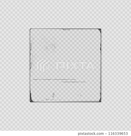 Vector frame mockup with realistic paper texture and frayed edges. 116339653