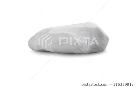 3D stone podium vector, granite stand for product presentation, realistic marble white rock showcase pedestal, boulder 3D stone podium vector, granite stand for product presentation, realistic marble white rock showcase pedestal, boulder 116339912