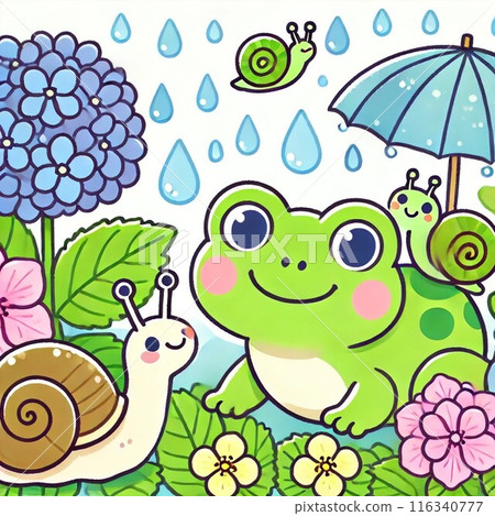 Frogs and snails 116340777