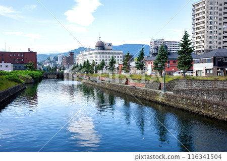 Otaru canal scenery 116341504
