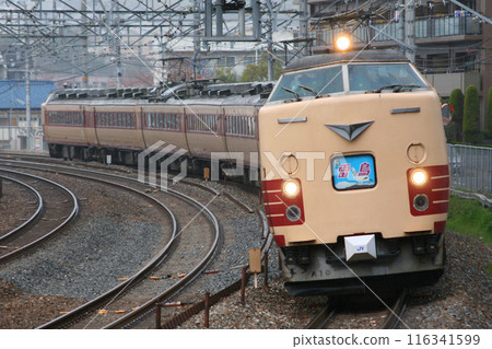 JR京都線特急雷鳥（485系列：大阪⇔金澤） 116341599