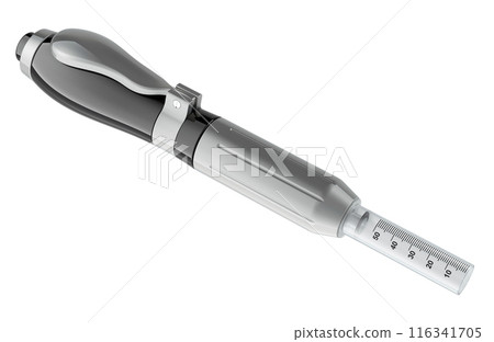 High Pressure Hyaluronic Gun Atomizer Hyaluronic Pen, facial Care Tool. 3D rendering 116341705