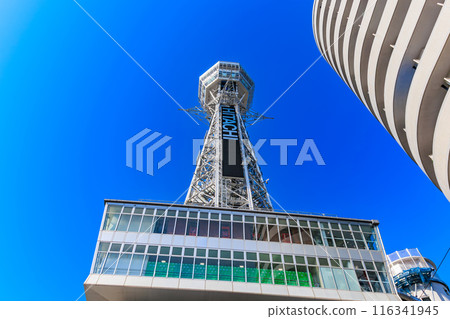Osaka Prefecture, Osaka City, Osaka's symbol, Tsutenkaku Osaka Prefecture, Osaka City, Osaka's symbol, Tsutenkaku 116341945