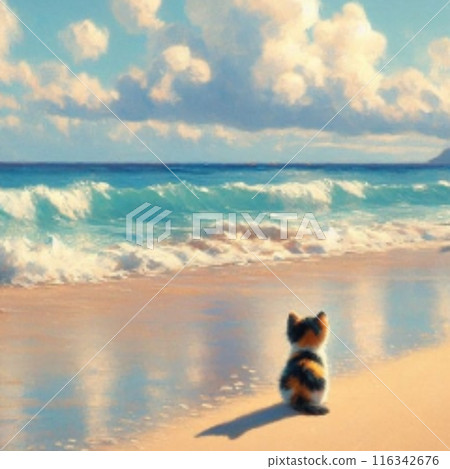 熱帶海灘小貓 熱帶海灘小貓 116342676