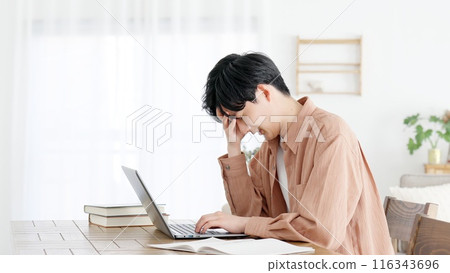 Man suffering from trouble Man suffering from trouble 116343696