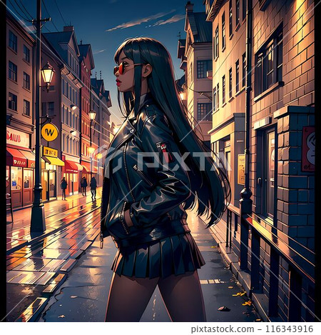 女人看著城市 116343916