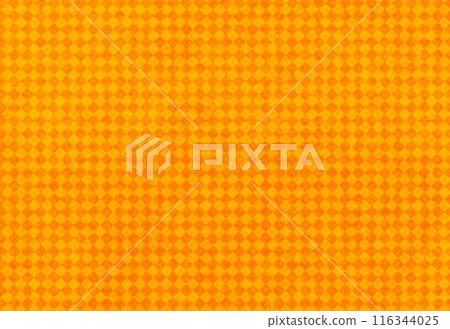 Felt material orange checkered pattern 116344025