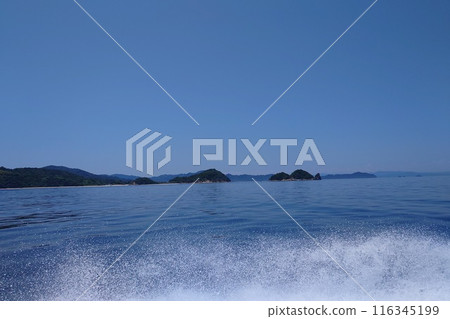 從船上看到的瀨戶內海 116345199