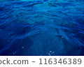 Graphic material: Sea surface pattern, blue 116346389